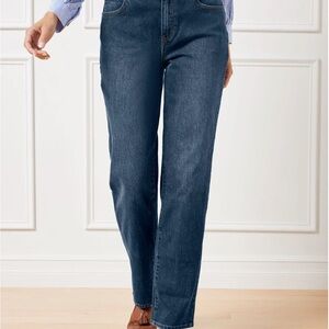 Talbots High Waist Relaxed Jeans; Misses size 10; Straight leg